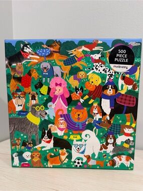 Mudpuppy Colorful Dogs 500-Piece Puzzle - Multicolor